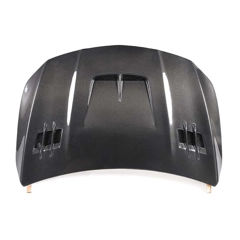 Modification  CLA W117 R Model Modified Car Engine Hood New Carbon Fiber Head Cover Black Mesh Screw-On